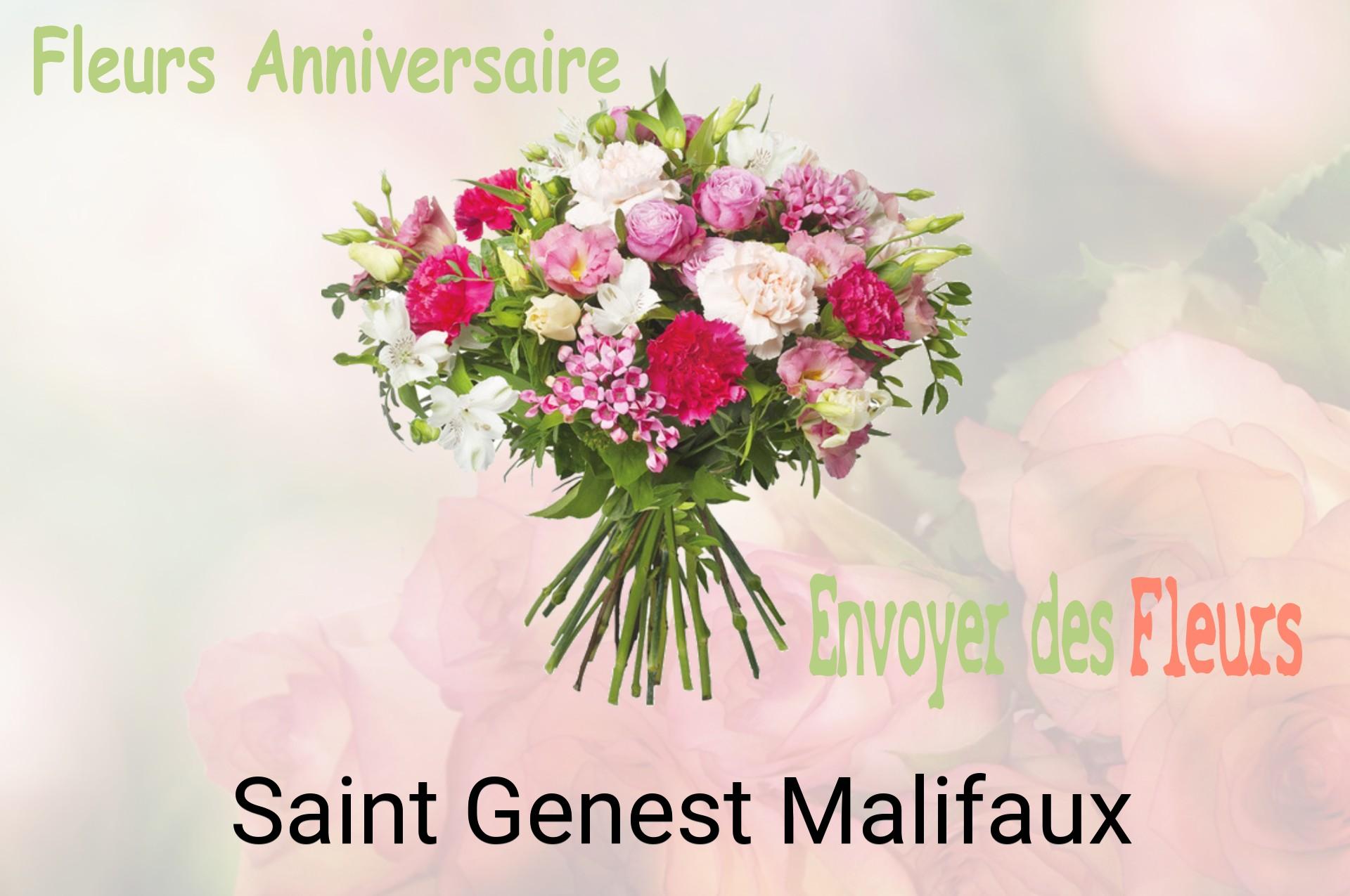 Bouquet de fleurs d’anniversaire livré à Saint-Genest-Malifaux