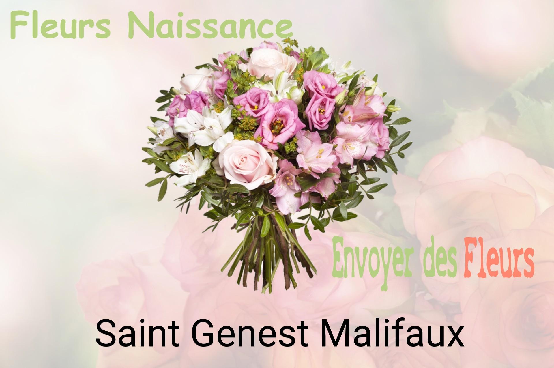 Bouquet de fleurs de naissance livré à Saint-Genest-Malifaux